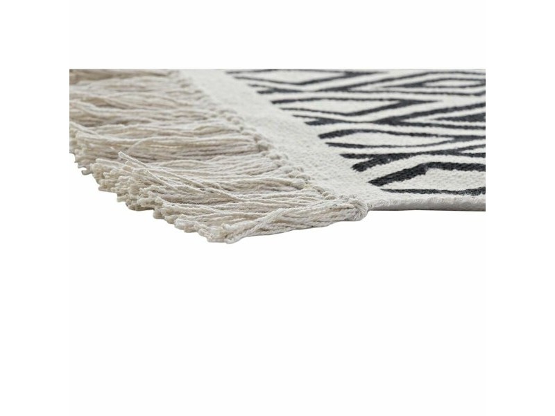 Килим DKD Home Decor Черен Бял (120 x 180 x 0,7 cm) Килим DKD Home Decor Черен Бял (120 x 180 x 0,7 cm)