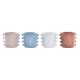 Саксия DKD Home Decor Лице Каменинов (15 x 13 x 12,5 cm) (4 броя)