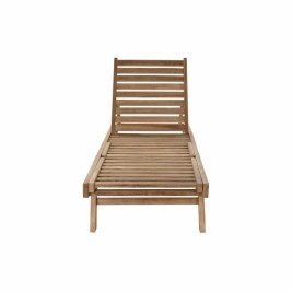 Lamamistool DKD Home Decor Кафяв С колела Тик (200 x 65 x 36 cm)