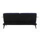 Разтегателен диван DKD Home Decor Син Кафяв Черен Метал Модерен Град 203 x 87 x 81 cm