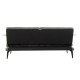 Разтегателен диван DKD Home Decor 203 x 87 x 81 cm Черен Метал Кафяв Зелен