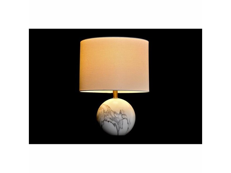 Настолна лампа DKD Home Decor Бял Златен Метал 50 W 220 V 36 x 36 x 52 cm Настолна лампа DKD Home Decor Бял Златен Метал 50 W 220 V 36 x 36 x 52 cm