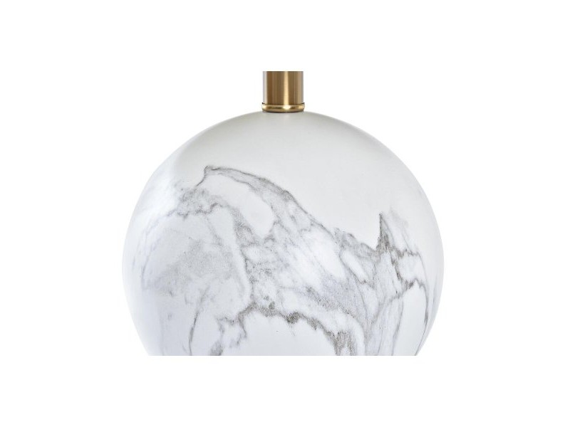 Настолна лампа DKD Home Decor Бял Златен Метал 50 W 220 V 36 x 36 x 52 cm Настолна лампа DKD Home Decor Бял Златен Метал 50 W 220 V 36 x 36 x 52 cm