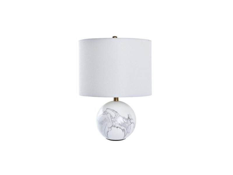 Настолна лампа DKD Home Decor Бял Златен Метал 50 W 220 V 36 x 36 x 52 cm Настолна лампа DKD Home Decor Бял Златен Метал 50 W 220 V 36 x 36 x 52 cm