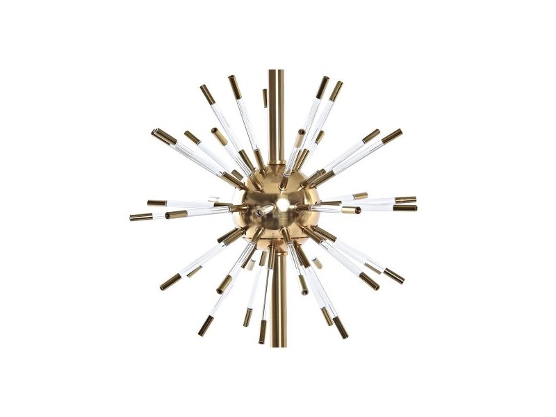 Настолна лампа DKD Home Decor Златен Метал Бял 41 x 41 x 80 cm 220 V 50 W