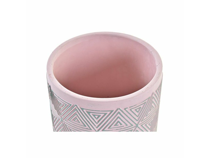 Комплект саксии DKD Home Decor Цимент 2 Части 2 броя (17 x 17 x 15 cm)