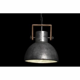 Полилей DKD Home Decor Кафяв Сребрист Метал Дърво манго 50 W 40 x 40 x 50 cm