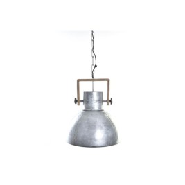 Полилей DKD Home Decor Кафяв Сребрист Метал Дърво манго 50 W 40 x 40 x 50 cm