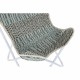 Градинско кресло DKD Home Decor Син Бял Зелен Желязо 74 x 65 x 90 cm