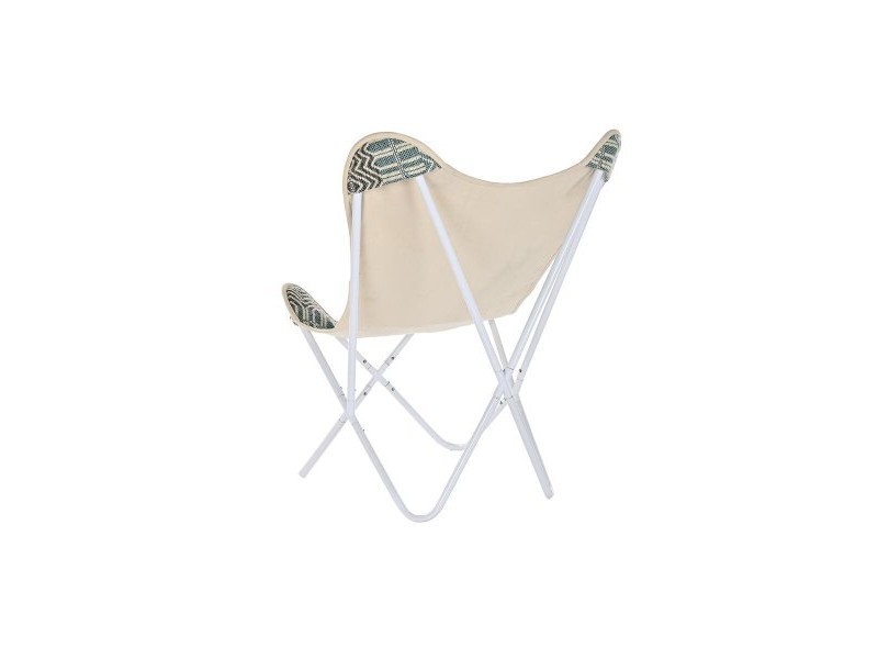 Градинско кресло DKD Home Decor Син Бял Зелен Желязо 74 x 65 x 90 cm