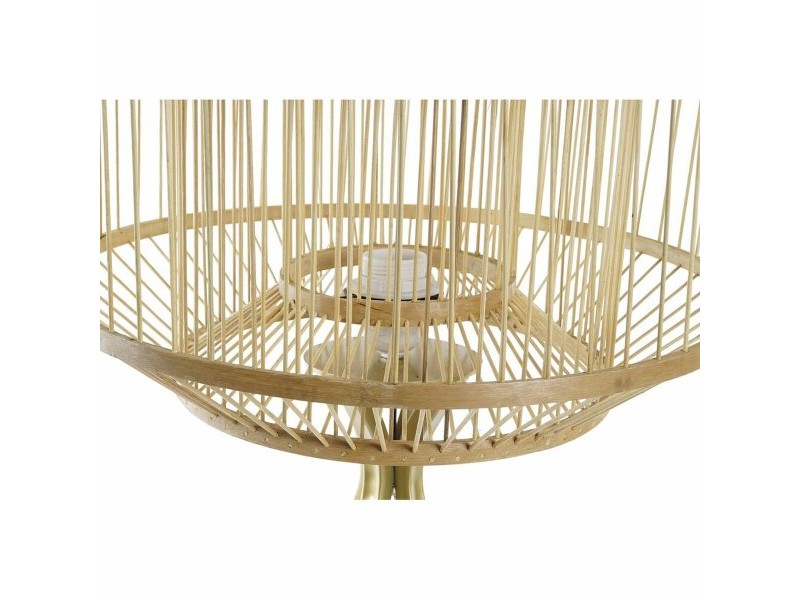 Купол на Лампа DKD Home Decor Естествен Бамбук 40 x 40 x 28 cm Купол на Лампа DKD Home Decor Естествен Бамбук 40 x 40 x 28 cm