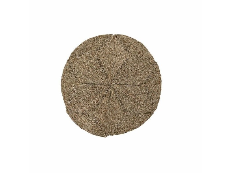 Килим DKD Home Decor 150 x 0,5 x 150 cm Естествен полиестер Морска трева