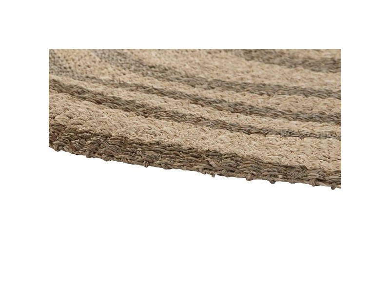 Килим DKD Home Decor Бежов Кафяв (150 x 1 x 150 cm)