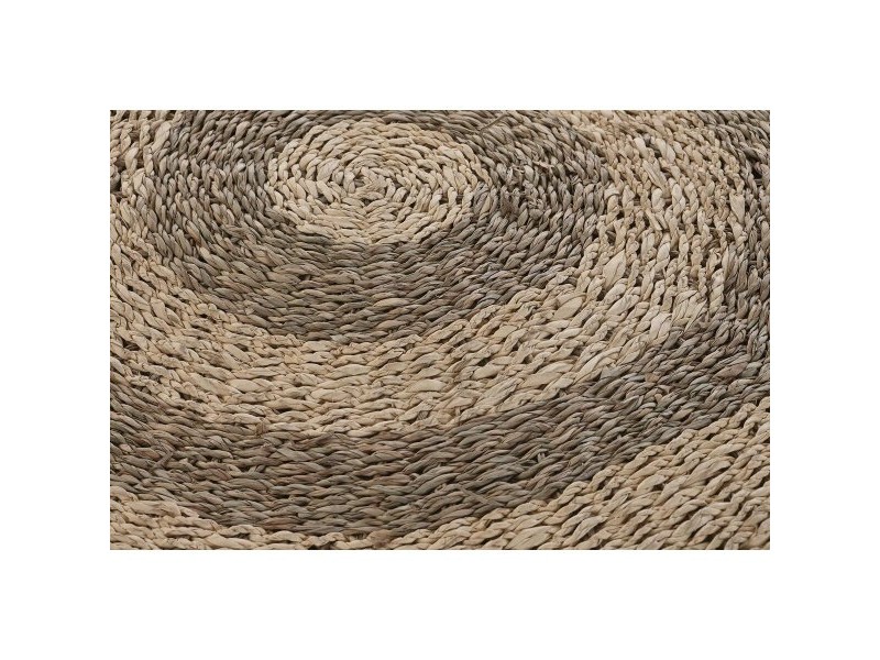 Килим DKD Home Decor Бежов Кафяв (150 x 1 x 150 cm)