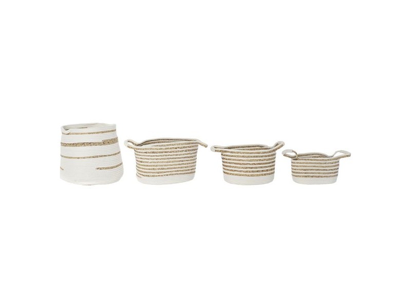 Игра на Кошници DKD Home Decor Морска трева Boho 36 x 36 x 34 cm