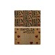 Изтривалка за Врата DKD Home Decor Червен Черен Кафяв Гума 2 броя Град Кокосови влакна (60 x 40 x 1,5 cm)