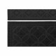 Изтривалка за Врата DKD Home Decor Черен Гума 2 броя (60 x 40 x 0,3 cm)