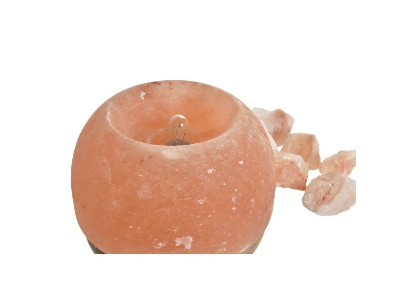 Ярка декорация DKD Home Decor Сол Оранжев 15 W 16 x 16 x 18 cm