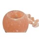 Ярка декорация DKD Home Decor Сол Оранжев 15 W 16 x 16 x 18 cm