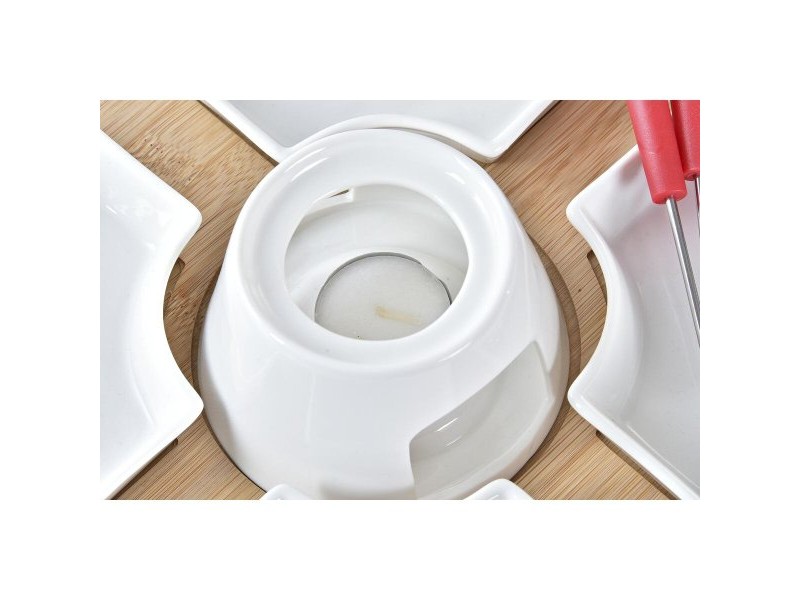 Уред фондю DKD Home Decor Червен 26,5 x 26,5 x 1,5 cm (10 pcs) Уред фондю DKD Home Decor Червен 26,5 x 26,5 x 1,5 cm (10 pcs)