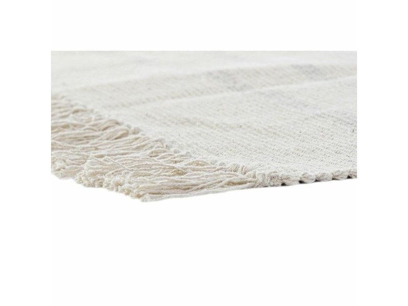 Килим DKD Home Decor 120 x 180 x 0,75 cm Сив полиестер Бял Ресни Boho (2 броя) Килим DKD Home Decor 120 x 180 x 0,75 cm Сив полиестер Бял Ресни Boho (2 броя)