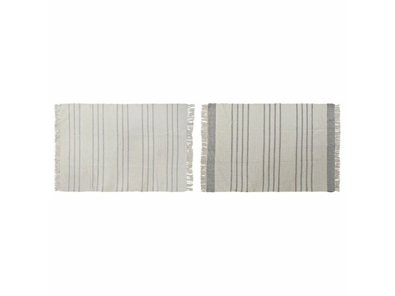 Килим DKD Home Decor 120 x 180 x 0,75 cm Сив полиестер Бял Ресни Boho (2 броя) Килим DKD Home Decor 120 x 180 x 0,75 cm Сив полиестер Бял Ресни Boho (2 броя)