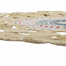 Килим DKD Home Decor Кафяв Многоцветен (150 x 150 x 0,75 cm)