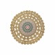 Килим DKD Home Decor Кафяв Многоцветен (150 x 150 x 0,75 cm)