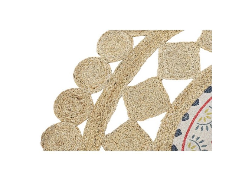 Килим DKD Home Decor Кафяв Многоцветен (200 x 200 x 0,75 cm)