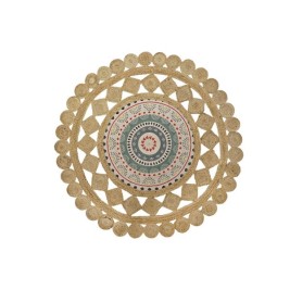 Килим DKD Home Decor Кафяв Многоцветен (200 x 200 x 0,75 cm)