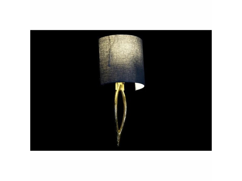 Стенна лампа DKD Home Decor Златен Метал полиестер 220 V 50 W (30 x 16 x 60 cm)