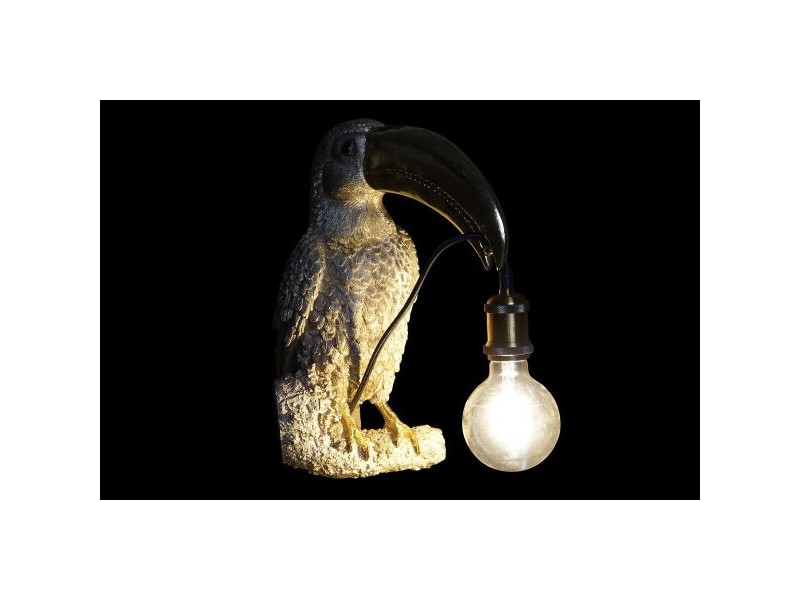 Стенна лампа DKD Home Decor Златен Бял Смола 220 V 50 W (26 x 19,5 x 44 cm) (2 броя)