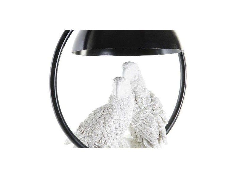 Полилей DKD Home Decor Златен Бял 220 V 50 W (29,5 x 22 x 44,5 cm) (2 броя)