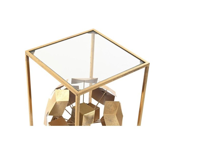 Настолна лампа DKD Home Decor Златен 220 V 50 W Модерен Геометричен (30 x 30 x 71 cm)