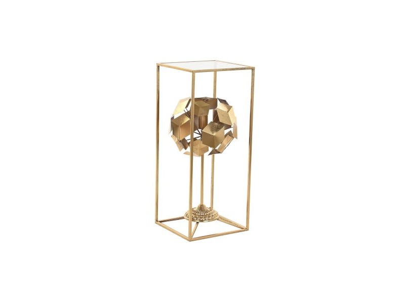 Настолна лампа DKD Home Decor Златен 220 V 50 W Модерен Геометричен (30 x 30 x 71 cm)