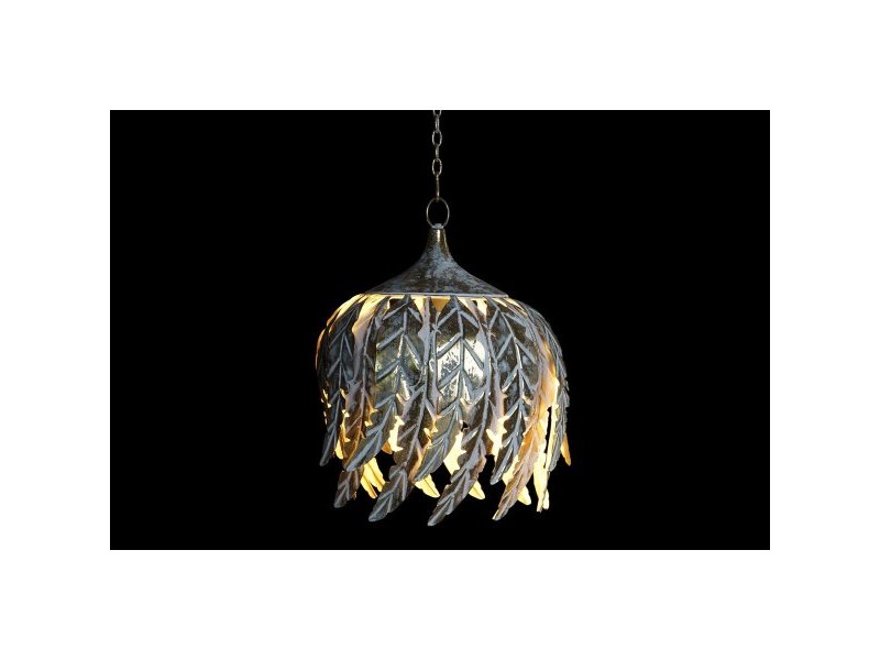 Полилей DKD Home Decor Сив 220 V 50 W (33 x 33 x 40 cm)