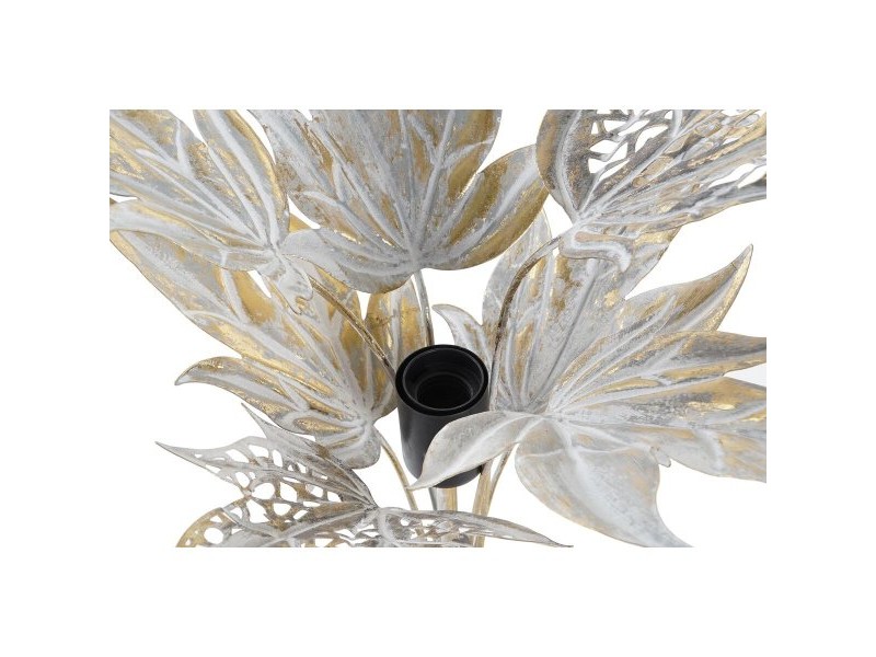 Настолна лампа DKD Home Decor Сив Метал 42 x 42 x 47 cm