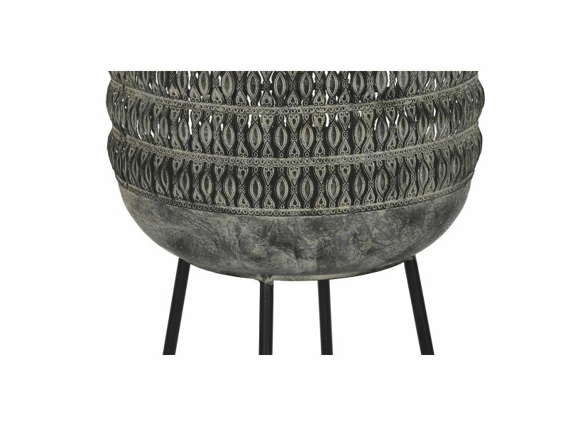 Комплект саксии DKD Home Decor Износени 32 x 32 x 84 cm Метал (2 броя)