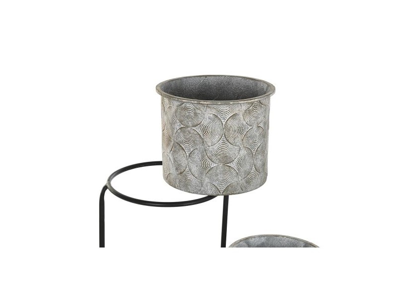 Саксия DKD Home Decor Сив Метал (82 x 25 x 81 cm)