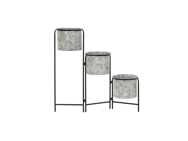 Саксия DKD Home Decor Сив Метал (82 x 25 x 81 cm)