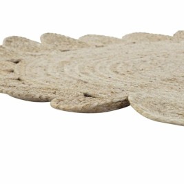 Килим DKD Home Decor Кафяв Естествен 150 x 150 x 1 cm