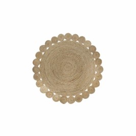 Килим DKD Home Decor Кафяв Естествен 150 x 150 x 1 cm