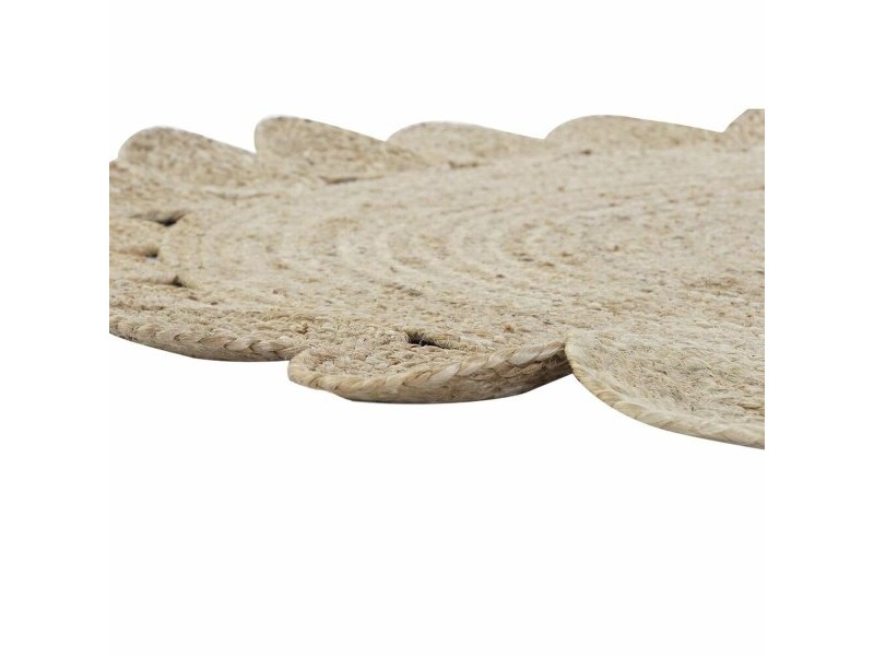 Килим DKD Home Decor 200 x 200 x 1 cm Естествен Кафяв полиестер Юта Килим DKD Home Decor 200 x 200 x 1 cm Естествен Кафяв полиестер Юта
