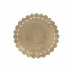 Килим DKD Home Decor 200 x 200 x 1 cm Естествен Кафяв полиестер Юта Килим DKD Home Decor 200 x 200 x 1 cm Естествен Кафяв полиестер Юта