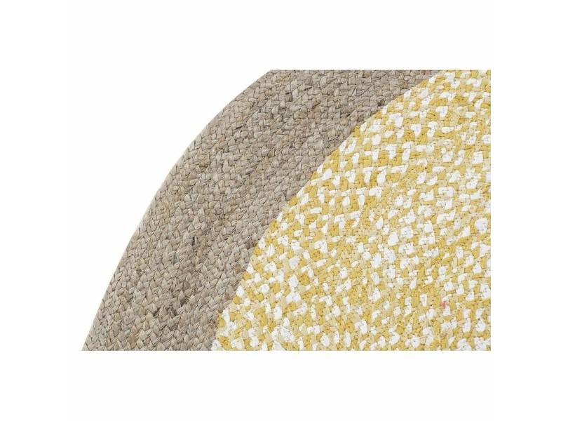 Килим DKD Home Decor Кафяв Бял Жълт (148 x 148 x 1 cm) Килим DKD Home Decor Кафяв Бял Жълт (148 x 148 x 1 cm)