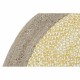 Килим DKD Home Decor Кафяв Бял Жълт (148 x 148 x 1 cm) Килим DKD Home Decor Кафяв Бял Жълт (148 x 148 x 1 cm)