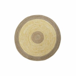 Килим DKD Home Decor Кафяв Бял Жълт (148 x 148 x 1 cm)