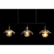 Полилей DKD Home Decor 100 x 29 x 22 cm Черен Златен Метал 50 W Полилей DKD Home Decor 100 x 29 x 22 cm Черен Златен Метал 50 W