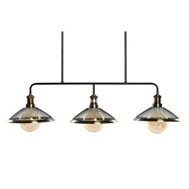 Полилей DKD Home Decor 100 x 29 x 22 cm Черен Златен Метал 50 W