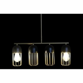 Полилей DKD Home Decor Черен Златен 220 V 50 W (60 x 11 x 26 cm)